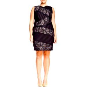 JAX lace combo dress